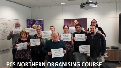 PCS northern organising course